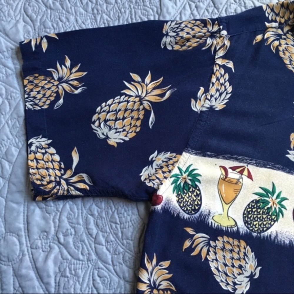 Pierre Cardin Hawaiian short sleeve shirt XL - Picture 2 of 6
